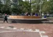Frederiksplein maatwerk podium hout Amsterdam 6