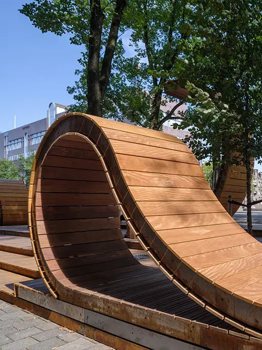 Materiaal Peel Plaza Capital C Amsterdam Grijsen