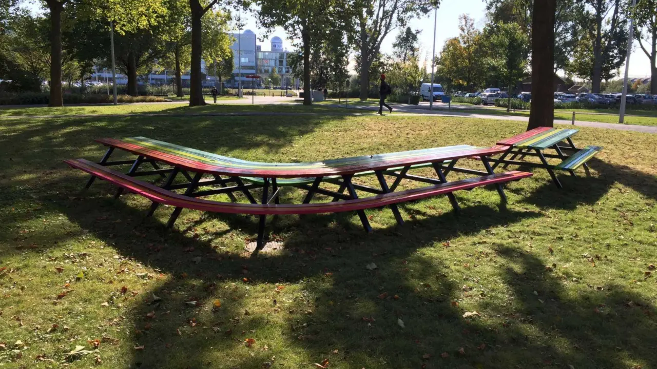 Amsterdam Uv A Science Park Connectable picknicktafels 7