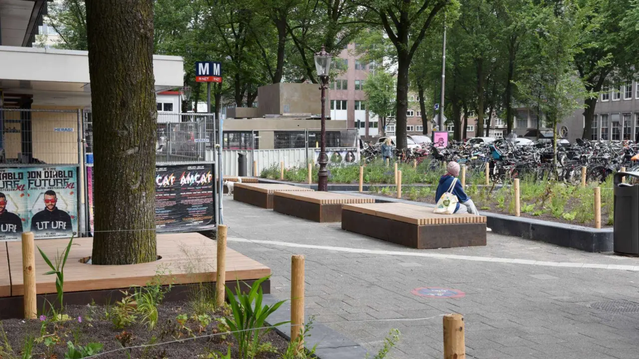Maßgefertigte Podeste Weesperplein Amsterdam