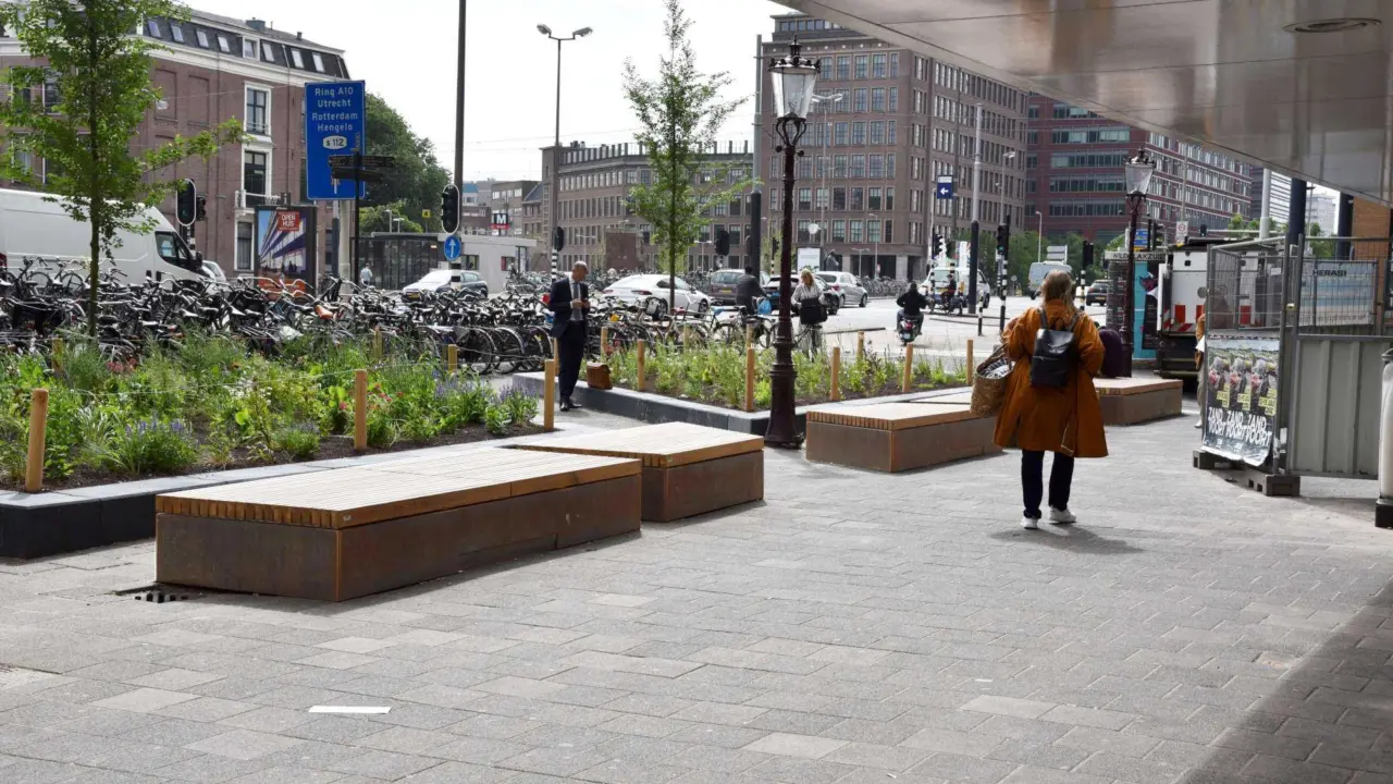 Maßgefertigte Podeste Weesperplein Amsterdam
