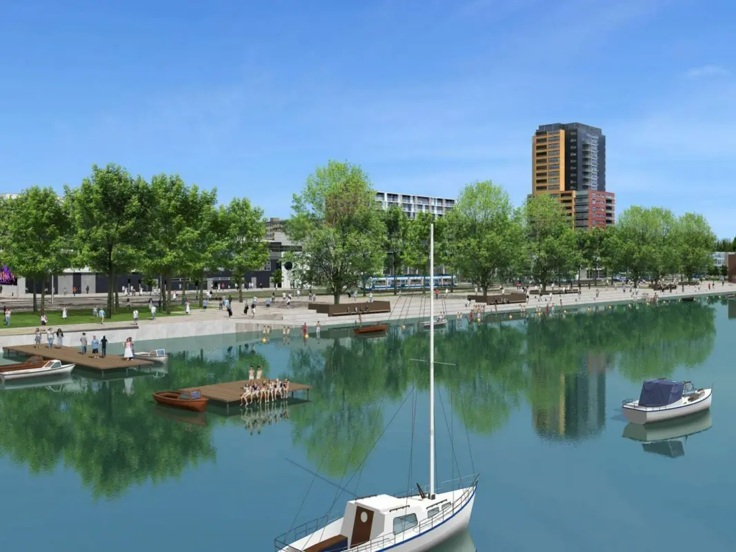 Amsterdam zuid West Oever maatwerk buitenbank straatmeubilair 5 1440x1080