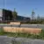 Buitenbank van cortenstaal en douglashout - Pure Eco enkelzits