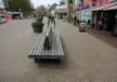 Burgum Winkelgebied Areka Plane Plus dubbelzits met comfort rugleuning square dubbel fietsbeugel straatmeubilair grijsen 1