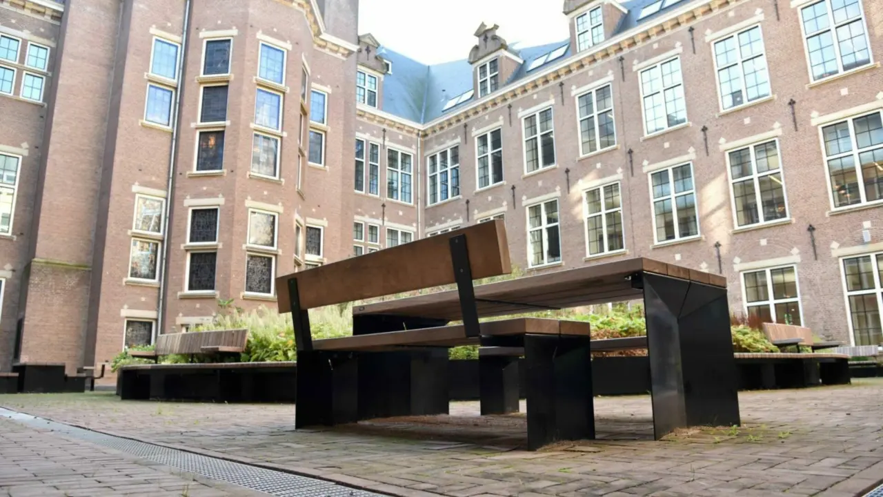 Picknickset Quadrat für den öffentlichen Raum 16