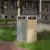 Litter bin Quadrat duo_bespoke solution