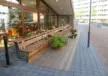 Diemen Berkenstede buitenbank straatmeubilair vensterbank hout enkelzijdig met rugleuning 8