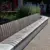 Bankauflage auf Beton maßgefertigt Dommelen Winkelcentrum de Belleman driehoek 29 Grijsen Park- und Stadtmobiliar