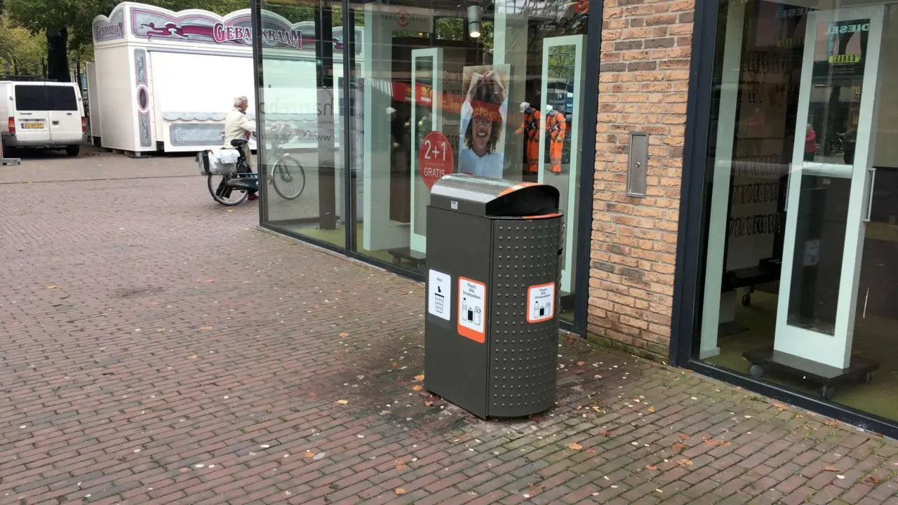 Ede Centrum Column 200 met Constructo kap afvalscheiden 2