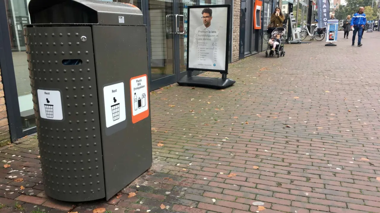 Ede Centrum Column 200 met Constructo kap afvalscheiden 4