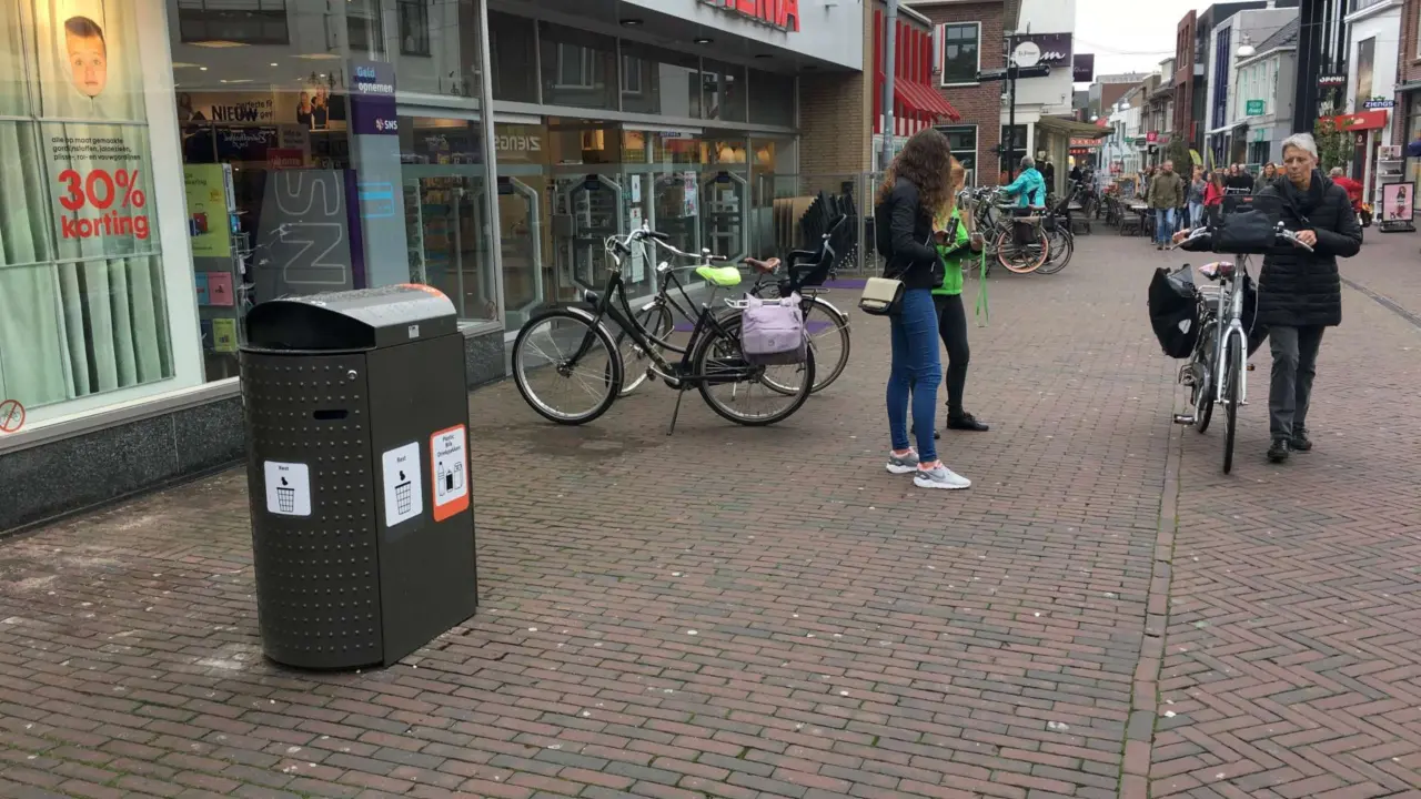 Ede Centrum Column 200 met Constructo kap afvalscheiden 7