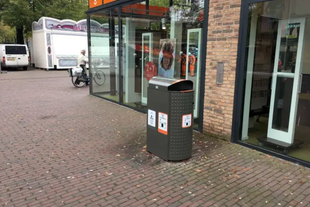 Ede Centrum Column 200 met Constructo kap afvalscheiden 2