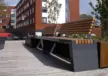 Buitenbank straatmeubilair cubic 3