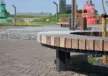 Boombank plane enkelzits voor de openbare ruimte 3