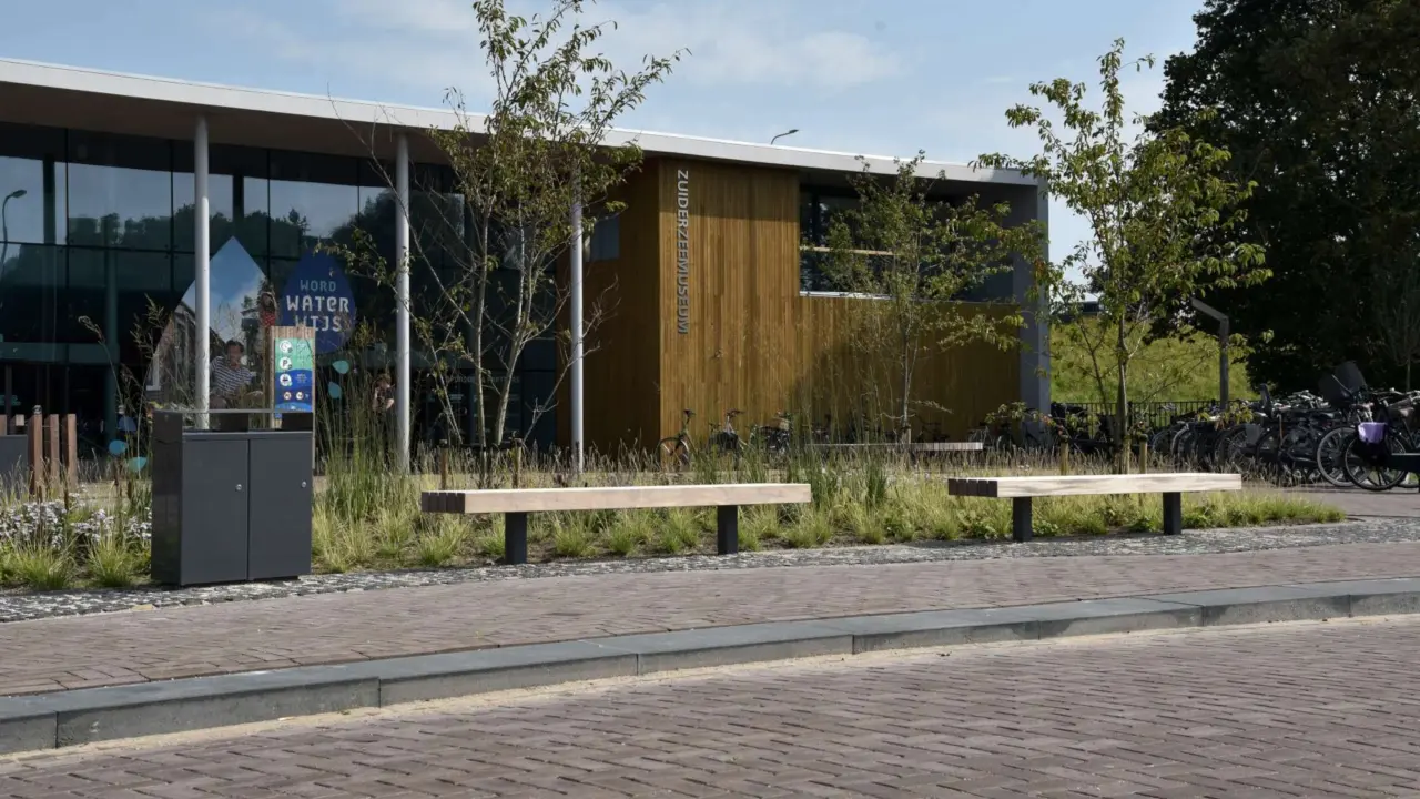 Buitenbank Plane enkelzits voor de openbare ruimte 6