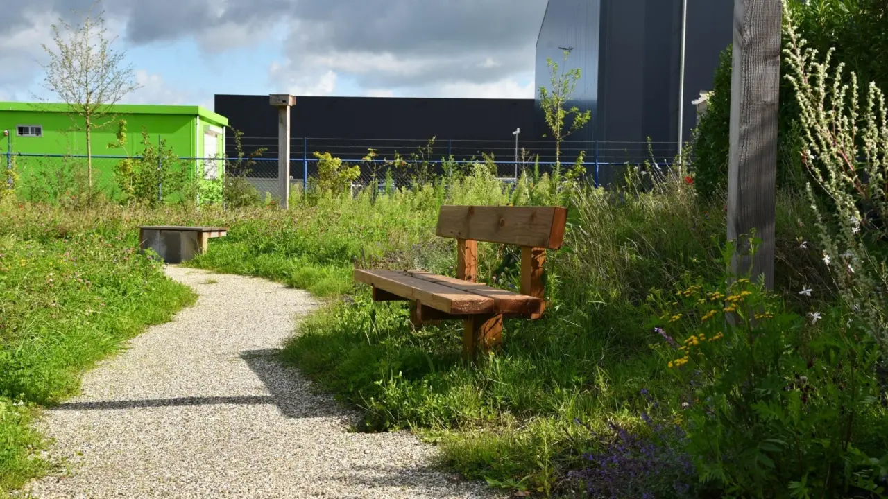 Groenlo BINX Smartility Buitenbank Natuur Comfort met rugleuning 4