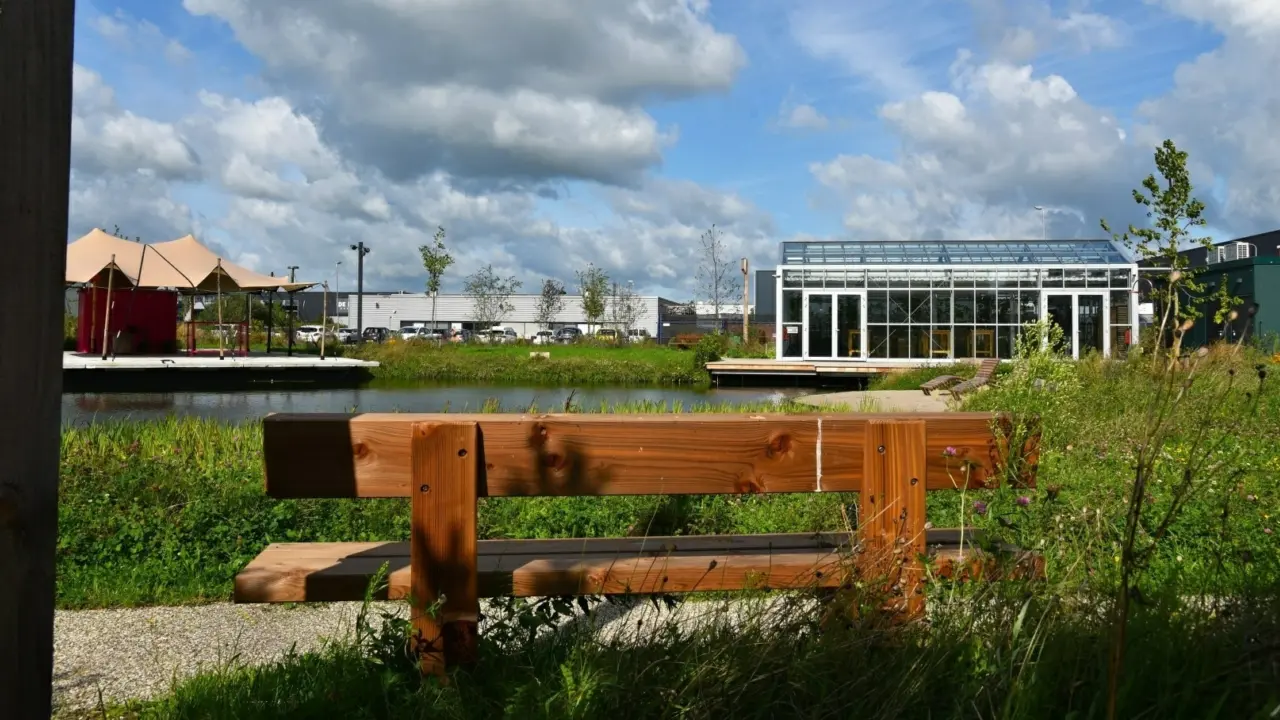 Groenlo BINX Smartility Buitenbank Natuur Comfort met rugleuning 5
