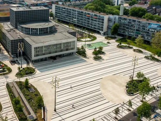 Overzicht Van Grunsvenplein in Heerlen