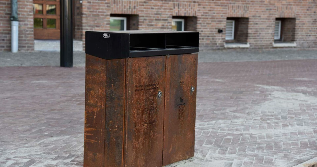 Quadrat Duo in uitvoering cortenstaal 2