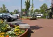 Heteren - De Beemd - cortenstalen ziteiland met houten zitrand 7