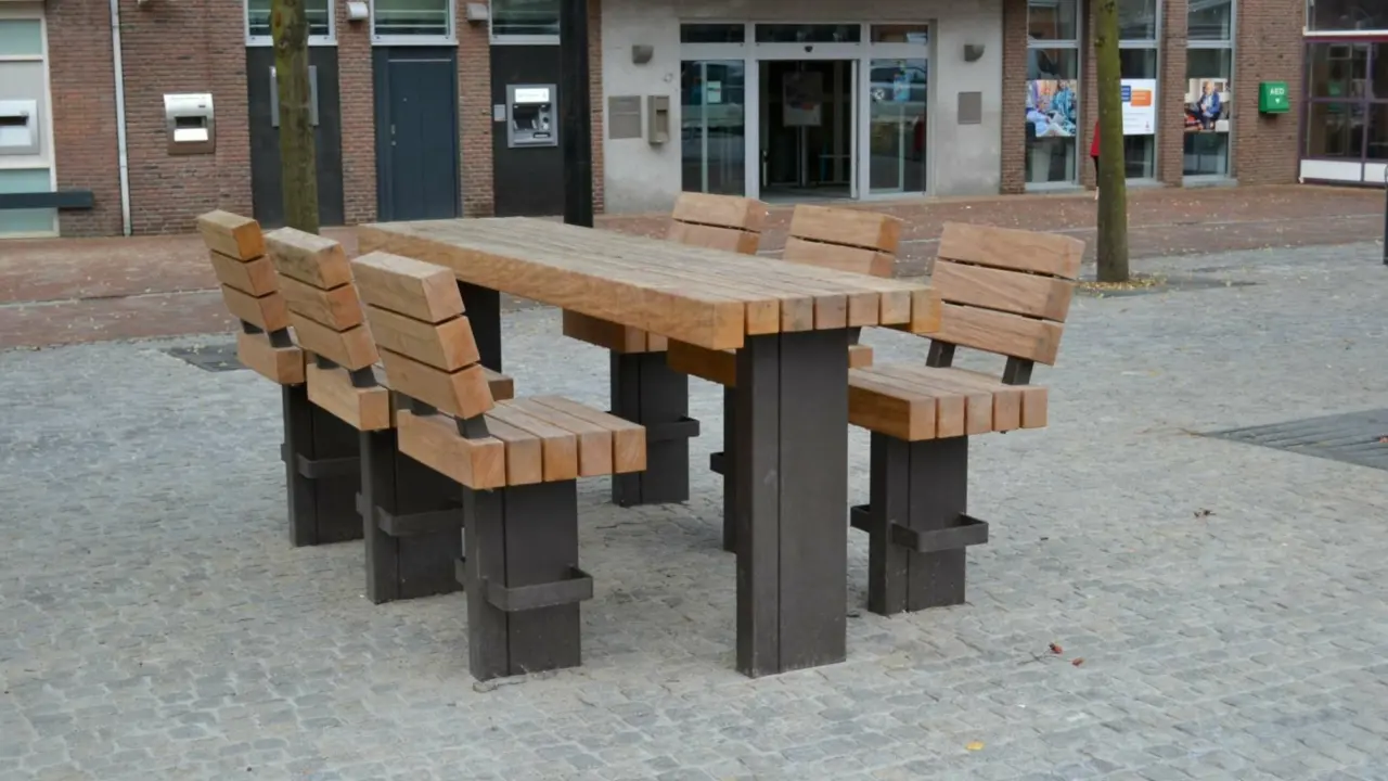 Maßgefertigter Stammtisch Marktplatz Kerkrade