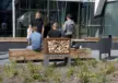 Leeuwarden NHL afvalbak estilo50 buitenbank Pure 1