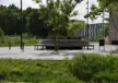 Leiden Ter Haarplein lattenbank Grijsen Constructo 50 Islamitisch Centrum Al Hijra 2