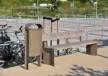 Product reference photo Quadrat single seat with backrest grijsen 7