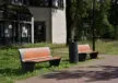 Buitenbank Rendez Vous enkelzits met rugleuning voor de openbare ruimte 2