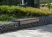 Buitenbank zitrand schanskorf voor de openbare ruimte 7