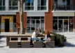 Nijmegen plein44 maatwerk straatmeubilair buitenbanken afvalbakken