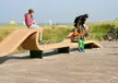 Noordwijk - Golfbank in stijl van Plane - Buitenbank in de openbare ruimte 4