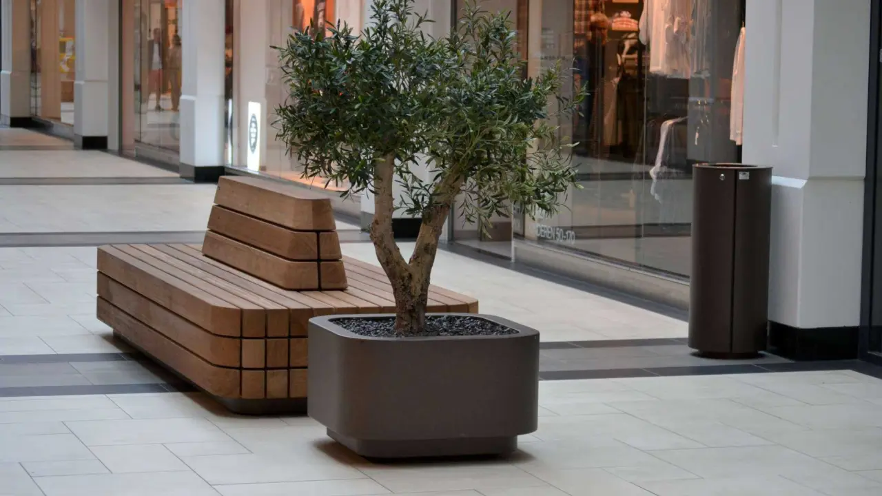 Oosterhout Winkelcentrum Arendshof Plane Solid Solid Plantenbak 5