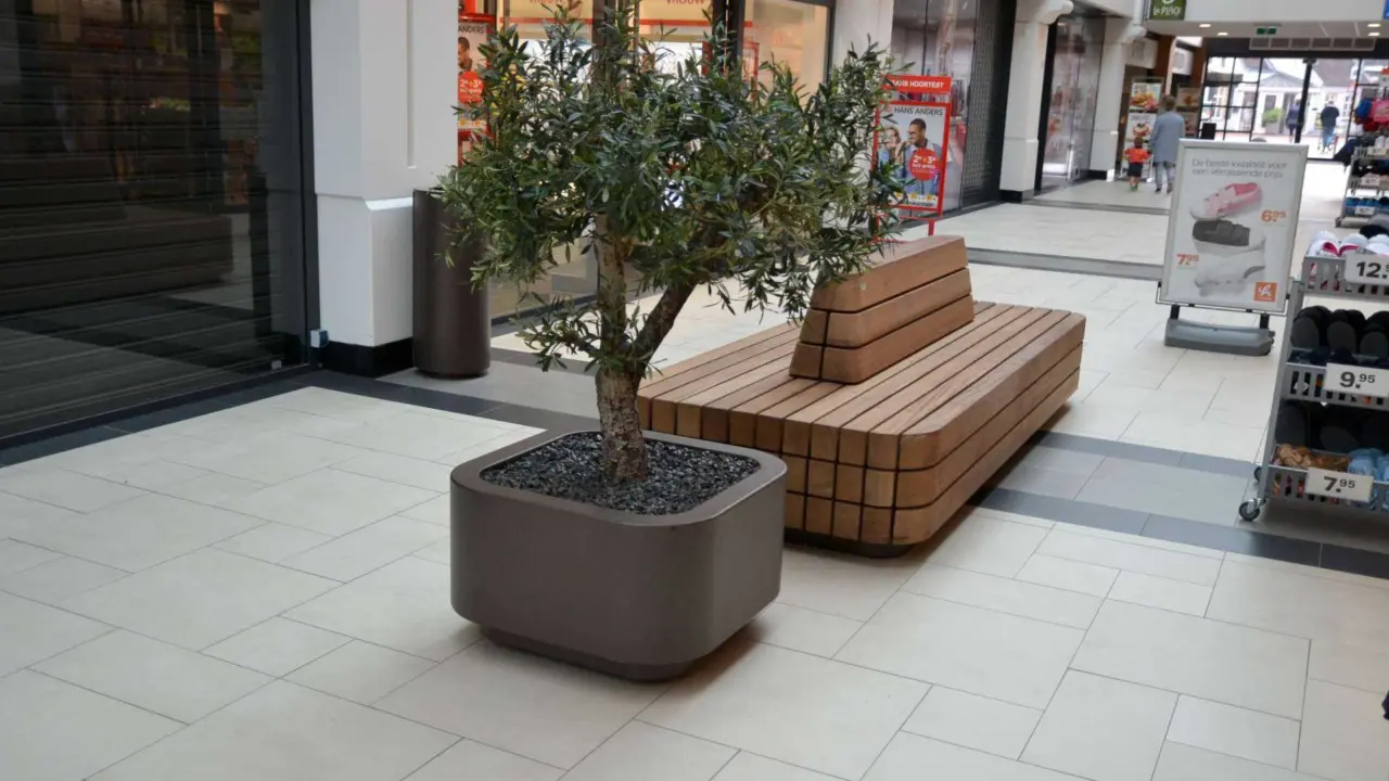 Oosterhout Winkelcentrum Arendshof Plane Solid Solid Plantenbak 4