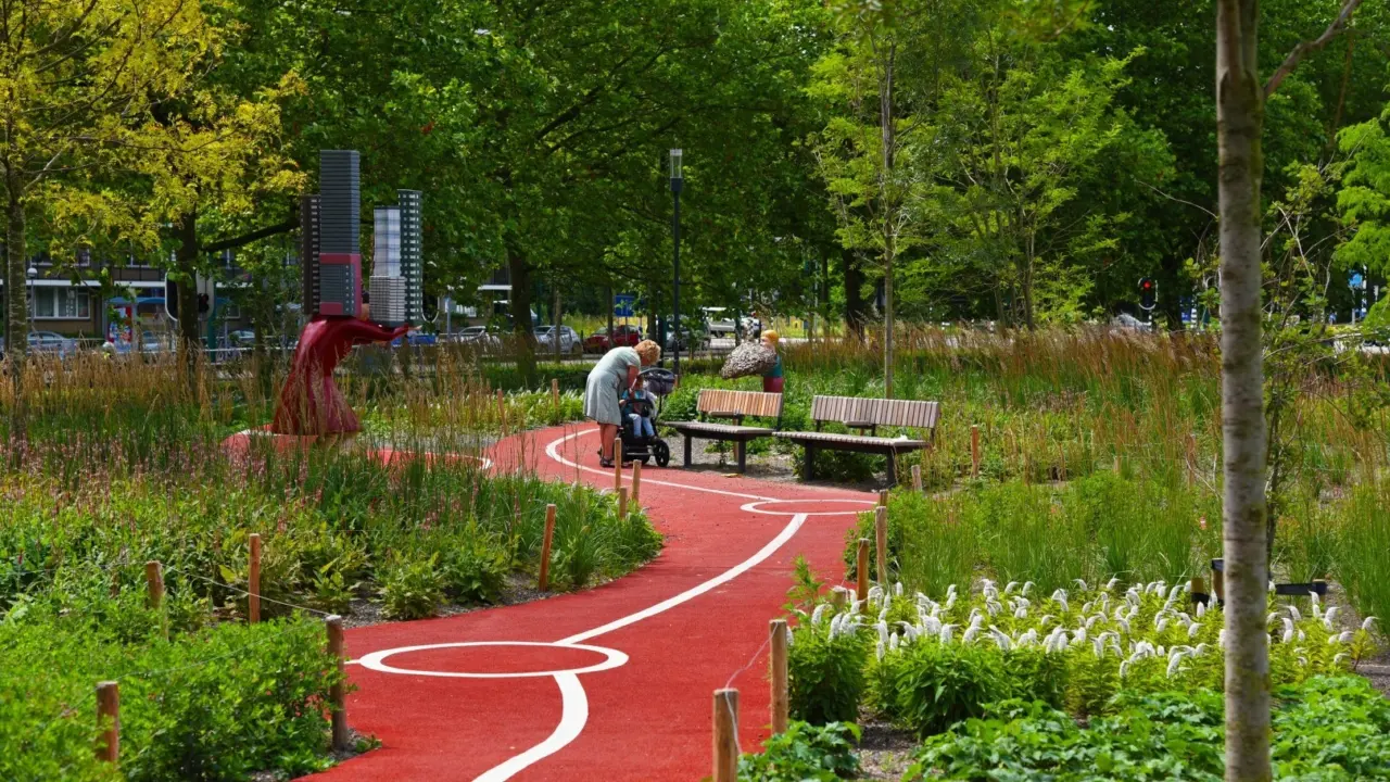 Rijswijk Bogaardplein Grijsen Park Straatdesign