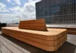 Rotterdam dakterras plane picknickset Plane dubbelzits Solid Planter