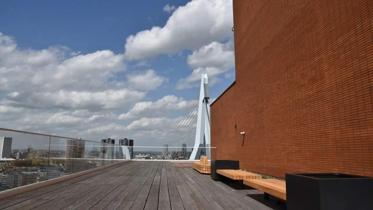 Rotterdam dakterras plane picknickset Plane dubbelzits Solid Planter