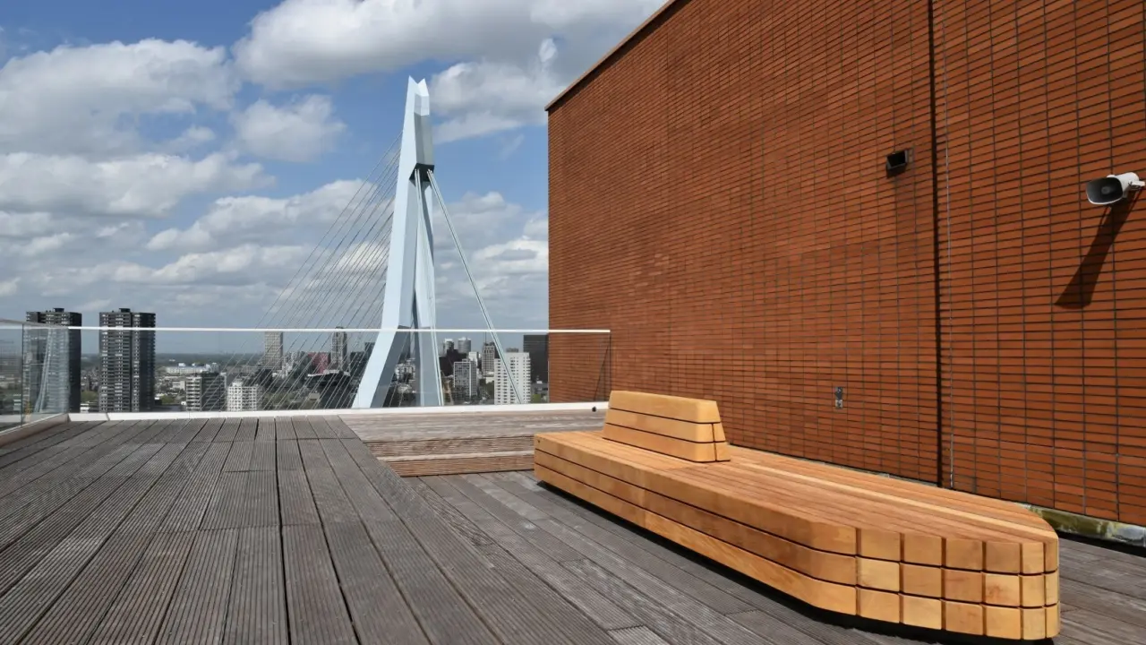 Rotterdam dakterras plane picknickset Plane dubbelzits Solid Planter