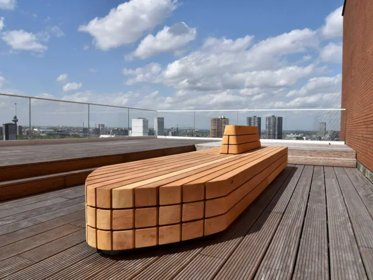 Rotterdam Dakterras Plane picknickset Plane dubbelzits Plane Solid Plantenbakken 8