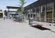 Abfallbehälter Quadrat 70 Fahrradbügel Rondo doppel Baumrost Square Parkbankank Plane II Doppelsitz Sterrenhof Spijkenesse