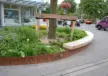 Tilburg Winkelcentrum Heyhoef Cortenstalen plankenbak met zittingen 8