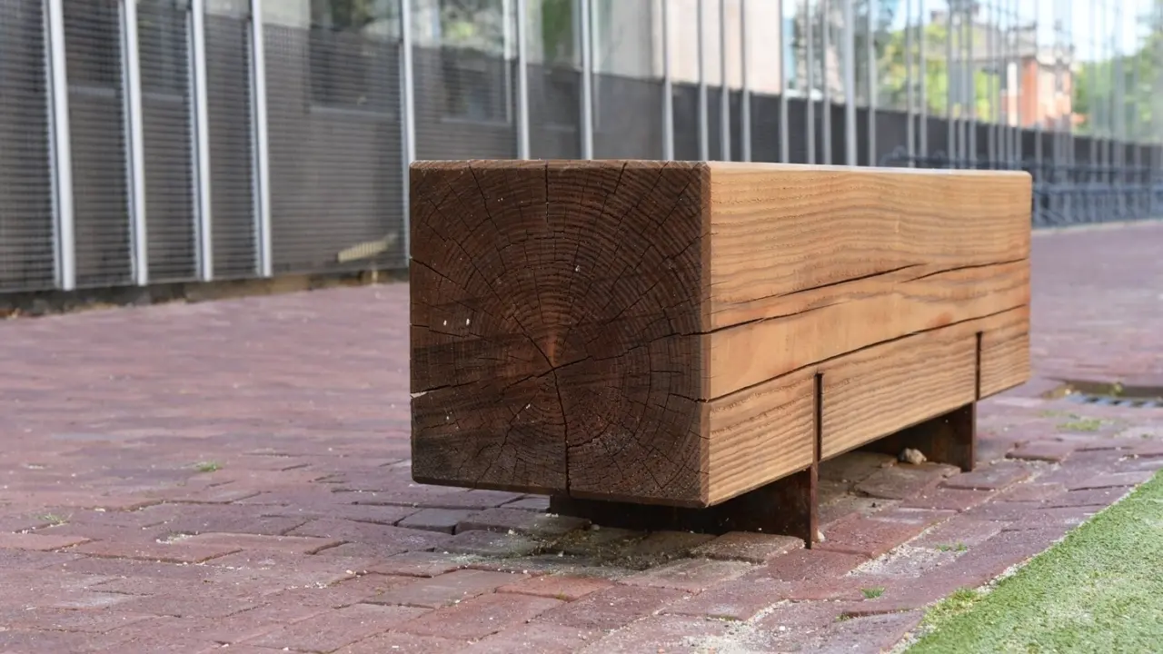 Utrecht Willem Sluyterstraat Grafisch Lyceum Utrecht Buitenbank Pure Eco Douglas 1500 9