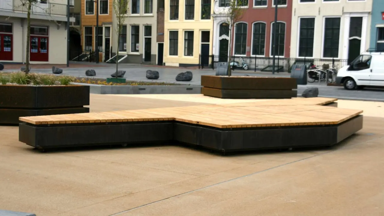 Vlissingen Bellamy Park maatwerk plantenbakken en podiums 9
