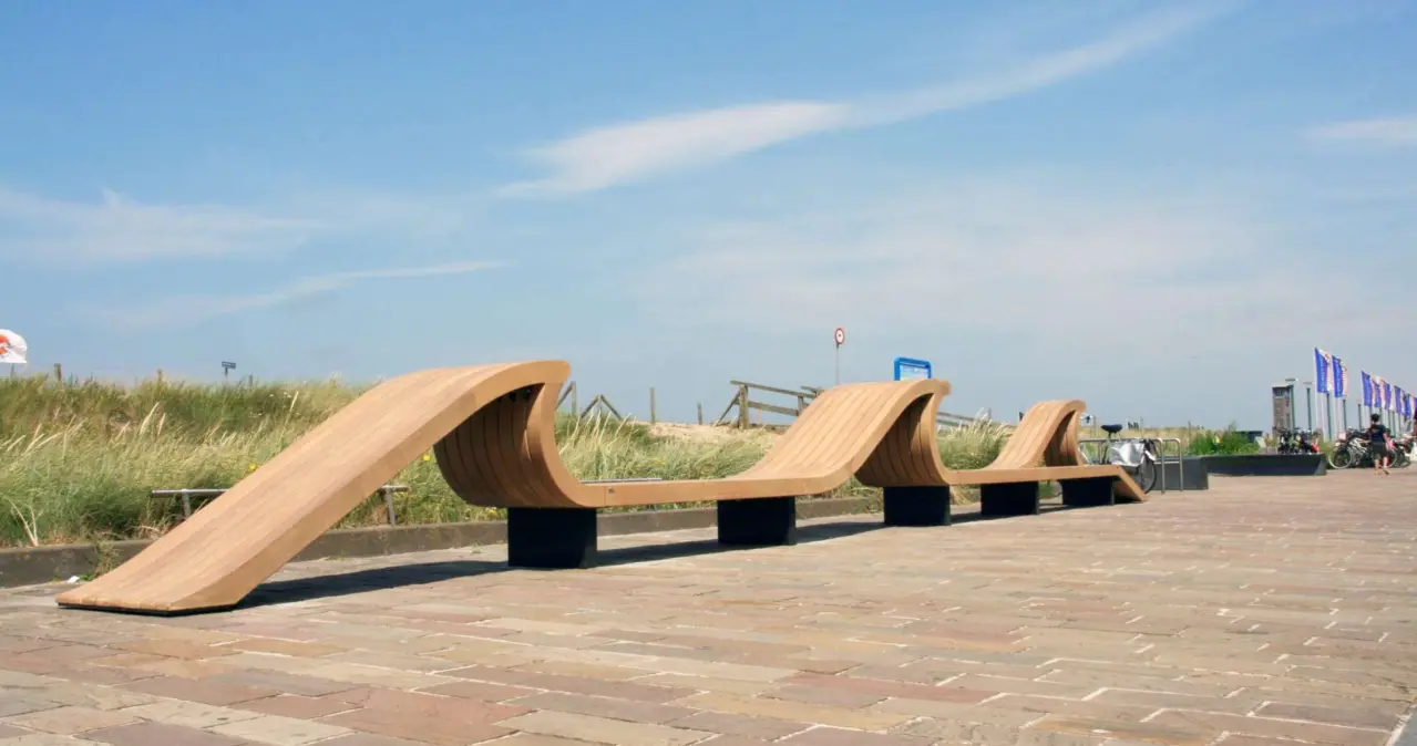Golfbank maßgefertigt Boulevard Noordwijk